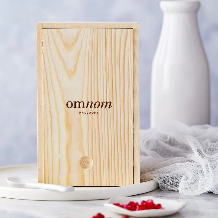 Making homemade halloumi cheese with Omnom kit